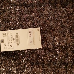 Zara Flare Sequin leggings